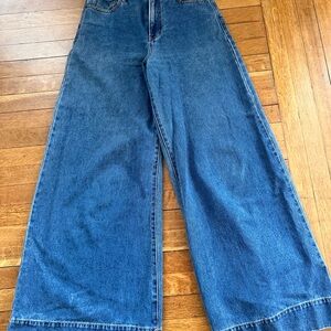 Wide Leg Blue Women’s Jeans